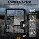 Chrome LED Turn Signals Powered Heated Tow Mirrors<br>19-25 Chevy Silverado 1500, 2022 Chevy 1500 LTD