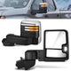Chrome LED Turn Signals Powered Heated Tow Mirrors<br>19-25 Chevy Silverado 1500, 2022 Chevy 1500 LTD