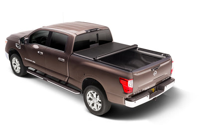 TruXport Roll Up Tonneau Cover -Black <br>16-20 Nissan Titan 8.2 ft. Bed with Utili-Track System