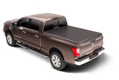 TruXport Roll Up Tonneau Cover -Black <br>16-20 Nissan Titan 8.2 ft. Bed with Utili-Track System