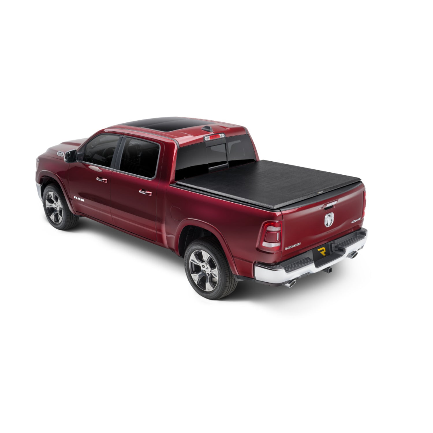 TruXport Roll Up Tonneau Cover -Black <br>19-25 Ram 5.5 ft. Bed with RamBox