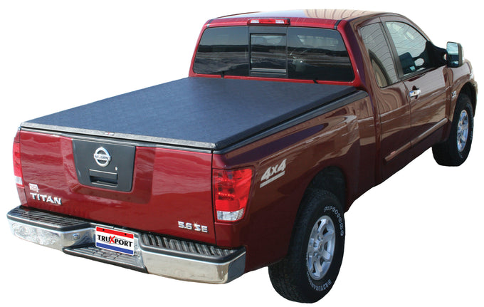 TruXport Roll Up Tonneau Cover -Black <br>04-15 Nissan Titan 6.5 ft. Bed with Utili-Track System