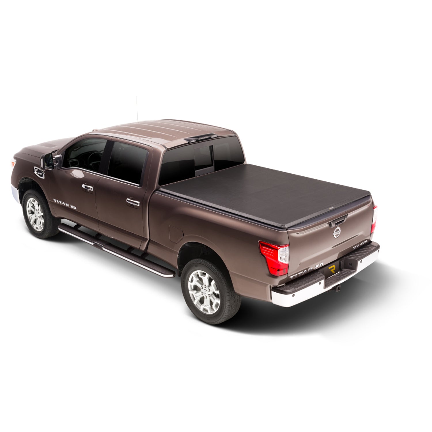 TruXport Roll Up Tonneau Cover -Black <br>16-24 Nissan Titan 5.5 ft. Bed with Utili-Track System