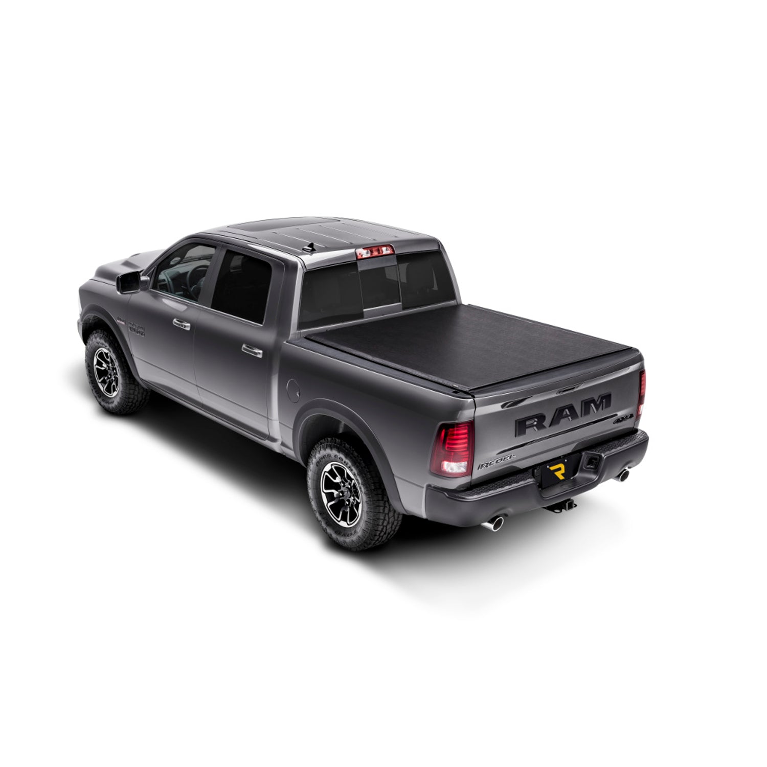 Deuce Soft Folding Tonneau Cover -Black <br>16-20 Nissan Titan 8.2 ft. Bed