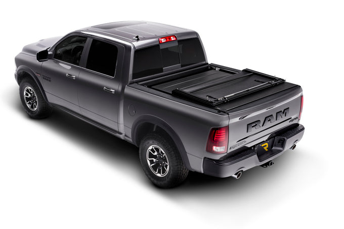 Deuce Soft Folding Tonneau Cover -Black <br>16-20 Nissan Titan 8.2 ft. Bed