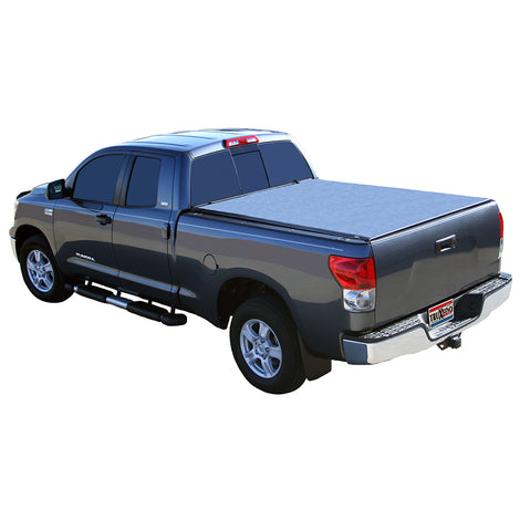 Deuce Soft Folding Tonneau Cover -Black <br>07-21 Toyota Tundra 8 ft. Bed