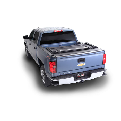 Deuce Soft Folding Tonneau Cover -Black <br>07-14 Silverado, Sierra 1500, 2500, 3500 HD 8 ft. Bed