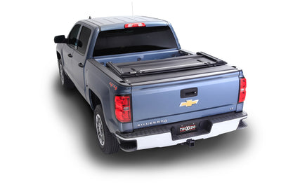 Deuce Soft Folding Tonneau Cover -Black <br>14-19 Silverado/Sierra 1500 2500, 3500 HD 6.5 ft. Bed