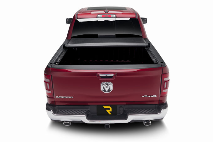 Deuce Soft Folding Tonneau Cover -Black <br>19-25 Ram 1500 5.5 ft. Bed