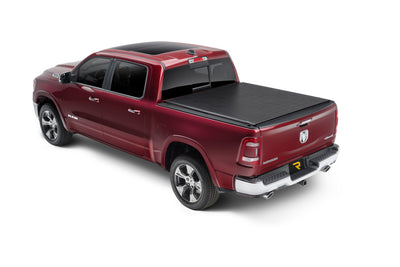Deuce Soft Folding Tonneau Cover -Black <br>19-25 Ram 1500 6.3 ft. Bed
