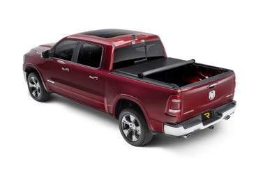 Deuce Soft Folding Tonneau Cover -Black <br>19-25 Ram 1500 6.3 ft. Bed