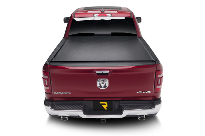 Deuce Soft Folding Tonneau Cover -Black <br>19-25 Ram 1500 6.3 ft. Bed