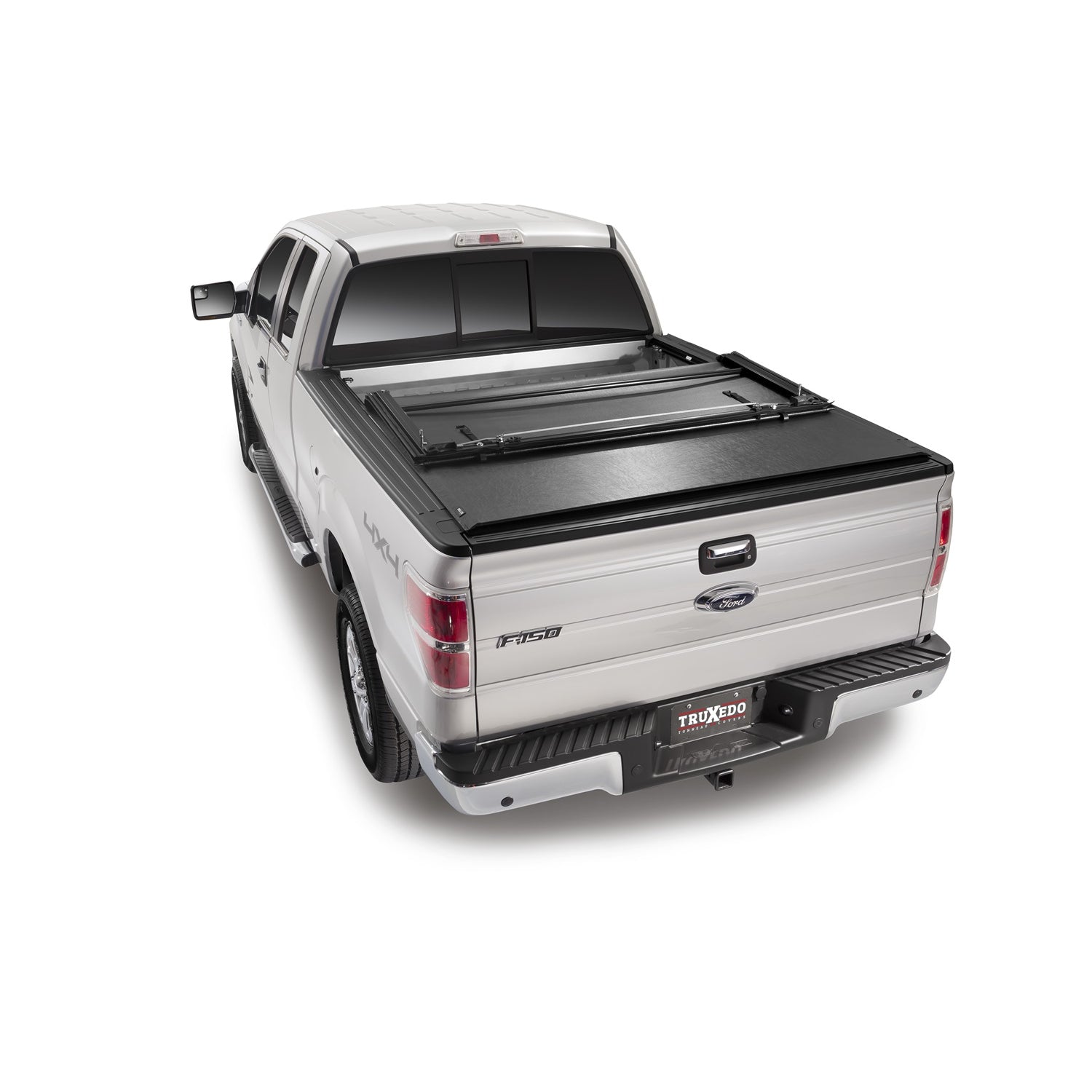 Deuce Soft Folding Tonneau Cover -Black <br>09-14 Ford F-150 8 ft. Bed