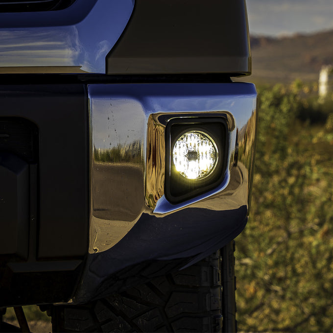 SAE Combo Plug N Play Fog Light Kit - Amber <br>14-23 Toyota Tundra, 4Runner