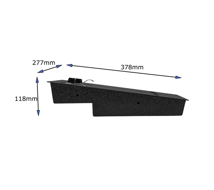 Under Seat Storage Console Safe <br>14-19 Chevy Silverado, GMC Sierra 1500, 15-20 2500 HD, 3500 HD