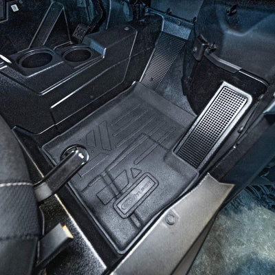 2 Row Rugged Rubber Floor Liner Set <br> 19-23 Polaris RZR XP 4 1000