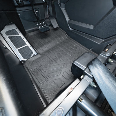2 Row Rugged Rubber Floor Liner Set <br> 20-24 Polaris RZR