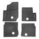 2 Row Rugged Rubber Floor Liner Set <br> 19-23 Polaris General XP 1000