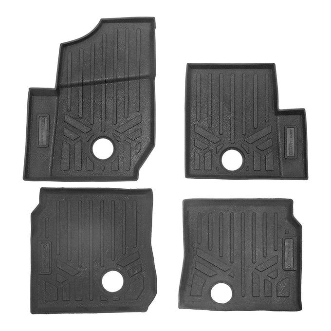 2 Row Rugged Rubber Floor Liner Set <br> 19-23 Polaris General XP 1000