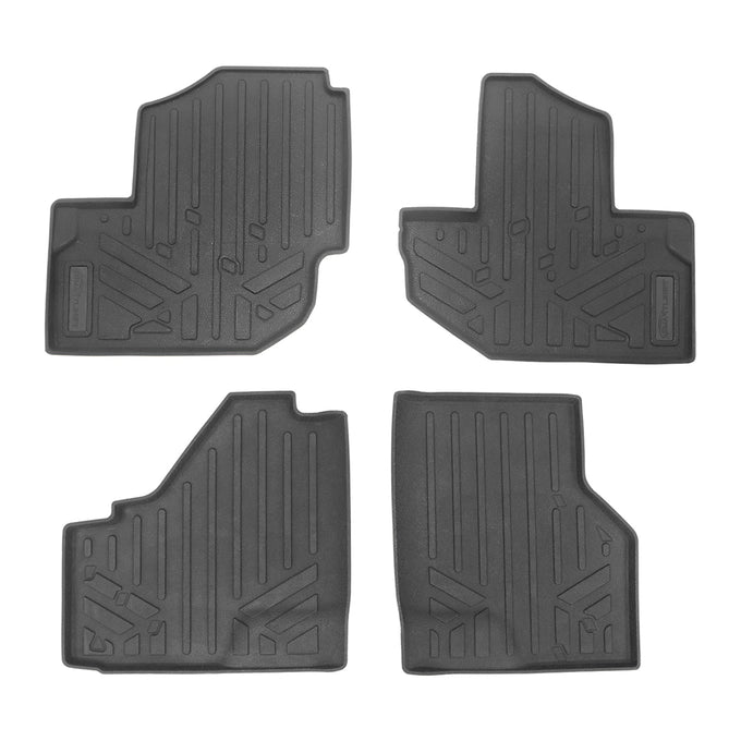 2 Row Rugged Rubber Floor Liner Set <br> 20-24 Kawasaki TERYX