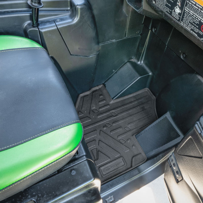 2 Row Rugged Rubber Floor Liner Set <br> 20-24 Kawasaki TERYX
