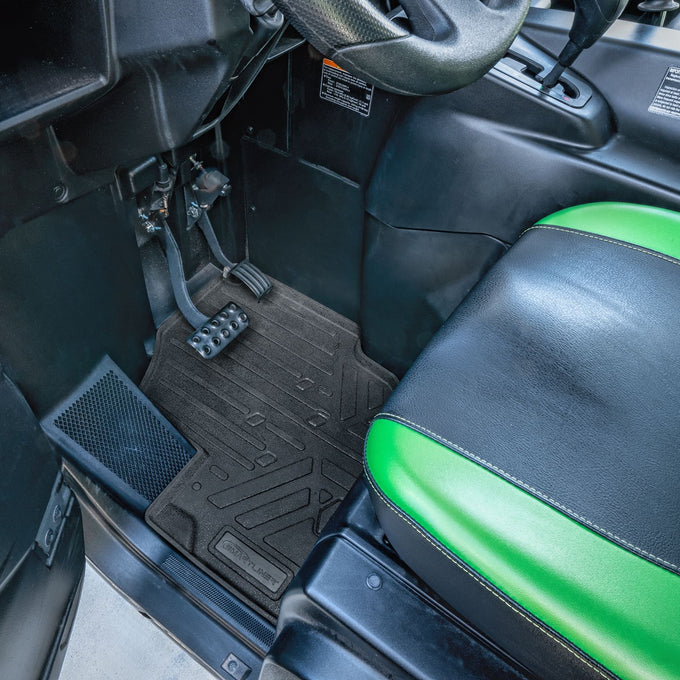 2 Row Rugged Rubber Floor Liner Set <br> 20-24 Kawasaki TERYX