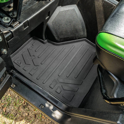 2 Row Rugged Rubber Floor Liner Set <br> 20-24 Kawasaki TERYX