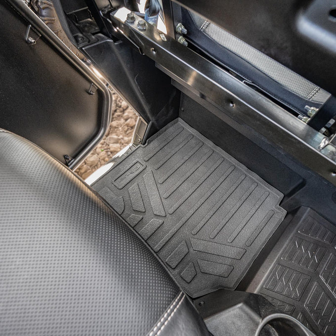 2 Row Rubber Floor Liners & Bed Mat Liner Set <br> 19-21 Polaris Ranger XP 1000