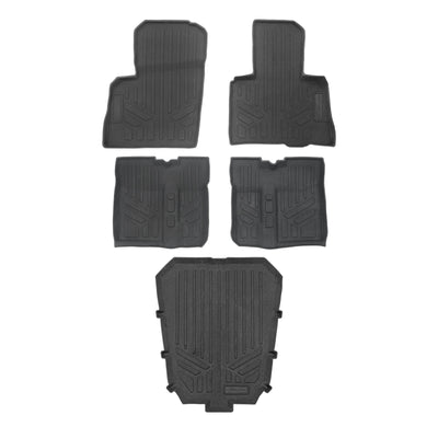 2 Row & Cargo Bed Rugged Rubber Floor Liner Set <br> 20-24 Polaris RZR Pro R