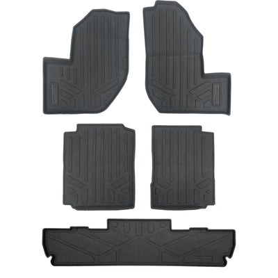 2 Row & Cargo Bed Rugged Rubber Floor Liner Set <br> 20-23 Yamaha Wolverine RMA X4