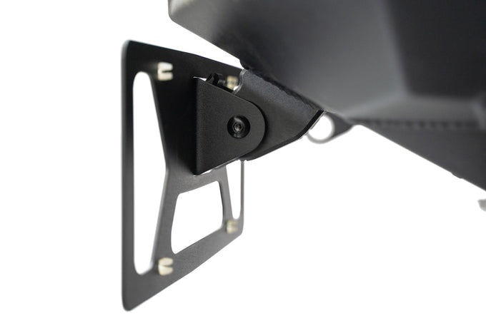 Clevis Mounted Front License Plate Bracket<br> Fits Universal