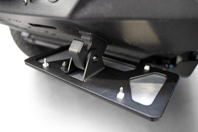 Clevis Mounted Front License Plate Bracket<br> Fits Universal