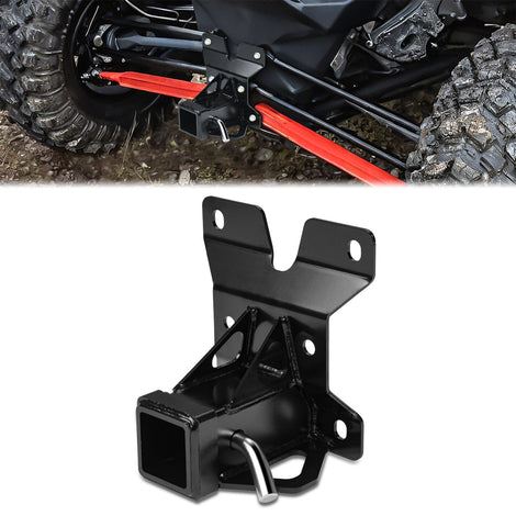 Heavy-Duty Steel 2in. UTV Rear Receiver Tow Trailer Hitch <br>17-23 Can-Am Maverick