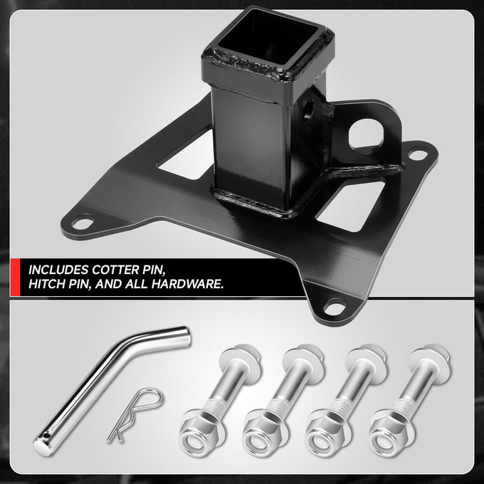 2 in. Tow Hitch Receiver w/Hitch Pin & Clip <br> 19-24 Honda Talon 1000X,1000R,1000R-4,1000X-4