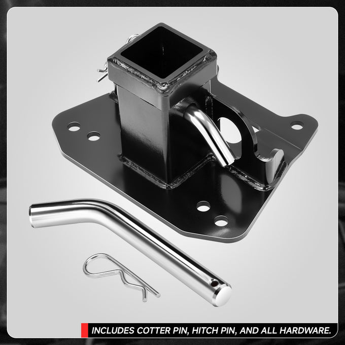 2 in. Tow Hitch Receiver w/Hitch Pin & Clip <br> 14-23 Polaris RZR XP 1000, Turbo, 4 XP 1000, Turbo