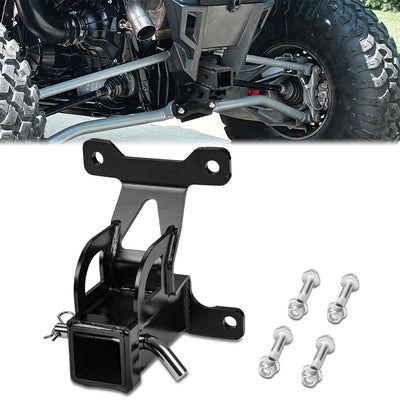 Heavy-Duty Steel 2in. UTV Rear Receiver Tow Hitch <br>20-25 Polaris RZR Pro XP 4