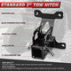 Heavy-Duty Steel 2in. UTV Rear Receiver Tow Hitch <br>20-25 Polaris RZR Pro XP 4