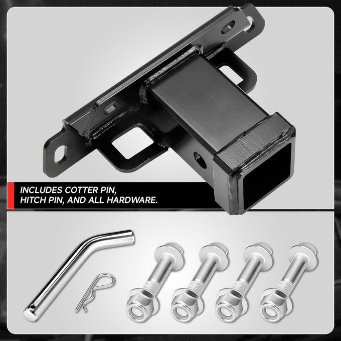 2 in. Tow Hitch Receiver w/Hitch Pin & Clip <br> 20-24 Kawasaki Teryx KRX 4 100