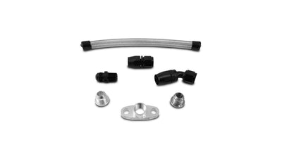 Universal Oil Drain Kit for T3/T4 Turbos<br>12in. long line