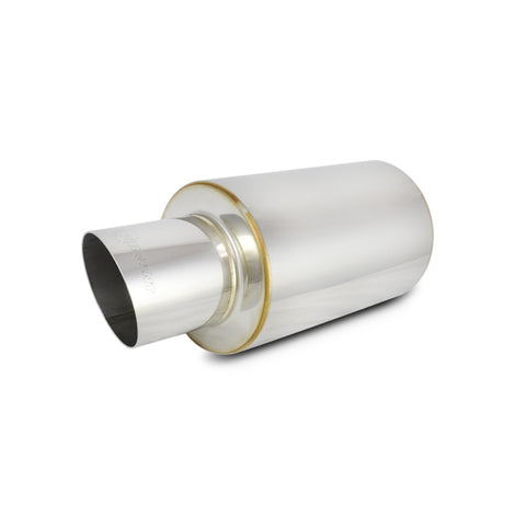TPV Universal Muffler<br>4in. Round Angle Tip, 3in. inlet, 17in.
