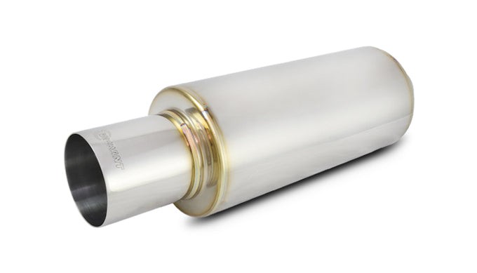 TPV Universal Muffler<br>4in. Round Straight Tip, 4in. inlet, 23in.