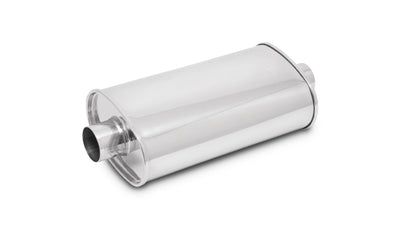 STREETPOWER Oval Muffler<br>2.00in. inlet/outlet Center-Center