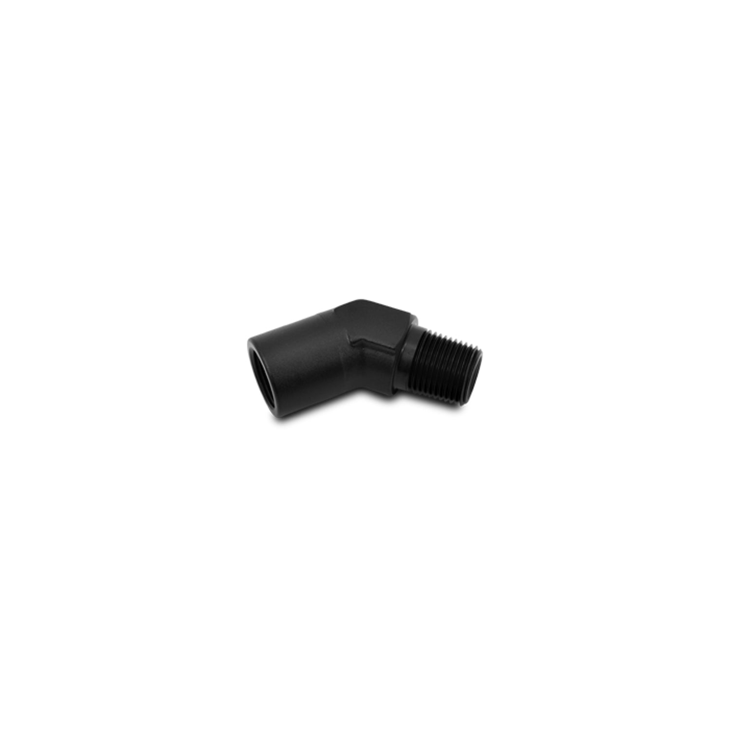 45 Degree Female to Male Pipe Adapter<br>Fitting Size 1/4in. NPT