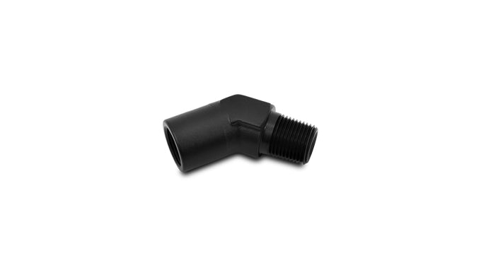 45 Degree Female to Male Pipe Adapter<br>Fitting Size 1/4in. NPT