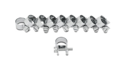 Fuel Injector Style Mini Hose Clamps<br>7mm-9mm Pack of 10