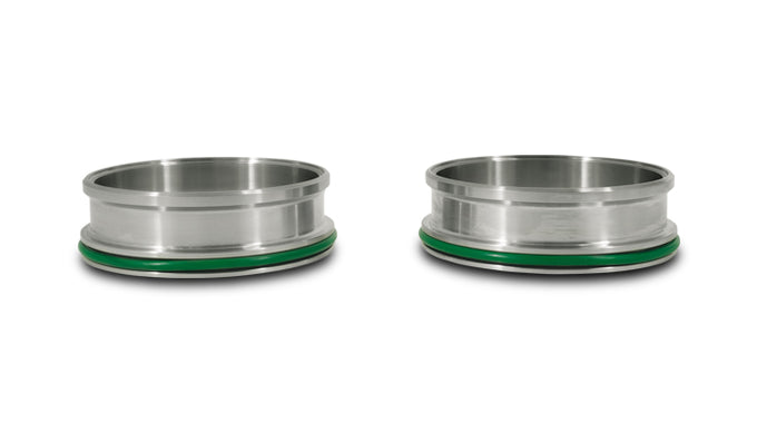 HD Clamp Stainless Weld Ferrules<br>w/ O-Rings for 4.00in. O.D. Tubing