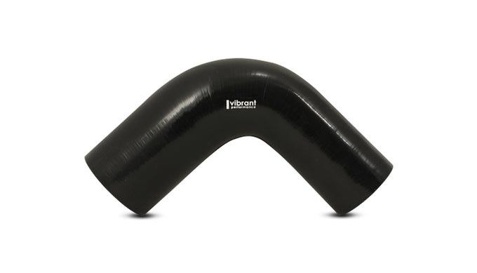 90 Degree Reducer Elbow - Black<br>1.75in. I.D. x 1.50in. I.D., 4.00in. Leg