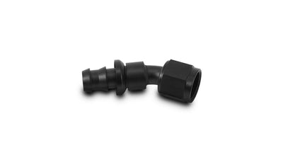 Push-On 30 Degree Hose End Elbow Fitting Size -6AN<br>Universal