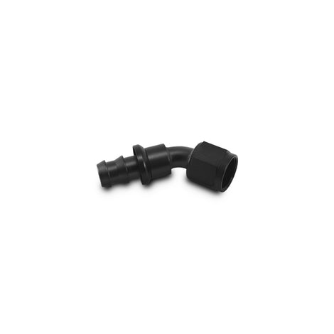 Push-On 45 Degree Hose End Elbow Fitting Size -6AN<br>Universal