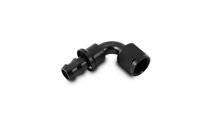 Push-On 90 Degree Hose End Elbow Fitting Size -12AN<br>Universal